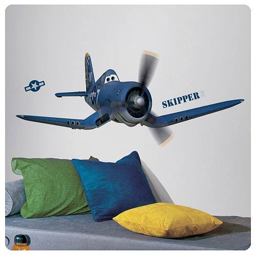 Planes Skipper Riley Peel and Stick Giant Wall Decal